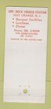 Matchbook Cover - Suburban Cocktail Lounge East Orange NJ 30 Stick