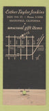 Matchbook Cover - Esther Taylor Jenkins Antiques Bakersfield CA 30 Stick
