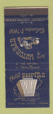 Matchbook Cover - Hotel Empire Motor Bar New York City 30 Stick