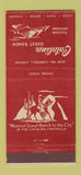 Matchbook Cover - Catalina Guest Ranch Tucson AZ 30 Stick