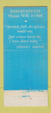 Matchbook Cover - Python Room New York City 30 Stick