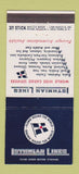 Matchbook Cover - Isthmian Lines Shipping Cargo 30 Stick