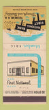 Matchbook Cover - First National Bank Tucumcari NM 30 Stick
