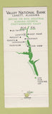 Matchbook Cover - Valley National Bank Lanett AL rabbit 30 Stick