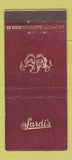 Matchbook Cover - Sardi's New York City WEAR 30 Stick
