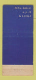 Matchbook Cover - Sardi's New York City WEAR 30 Stick