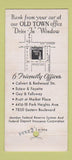 Matchbook Cover - Maryland Trust Company Baltimore MD 30 Stick