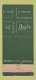 Matchbook Cover - Lloyd's Santa Barbara CA 30 Stick