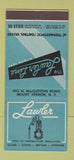 Matchbook Cover - Lawler Line Control Valves Mount Vernon NY 30 Stick