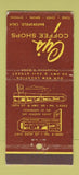 Matchbook Cover - Cy's Coffee Shops Bakersfield CA 30 Stick