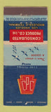 Matchbook Cover - Consolidated Produce Los Angeles CA 30 Stick