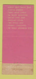 Matchbook Cover - Carlsbad Hotel CA WEAR 30 Stick