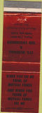 Matchbook Cover - Stu Marshall Bud Swearingen Fallbrook CA Mutual Funds copper
