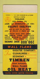 Matchbook Cover - Timken Oil Heat Montreal QC SAMPLE 30 Strike