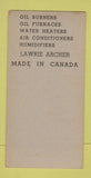 Matchbook Cover - Timken Oil Heat Montreal QC SAMPLE 30 Strike