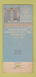 Matchbook Cover - Modern Fur Shop Boston MA girlie WORN 21 Strike Feature