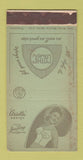 Matchbook Cover - Gothic Cordtex girlie Bra Canada SAMPLE WEAR 30 Strike