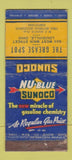 Matchbook Cover - Sunoco oil gas Louisville KY WORN 21 Strike Feature
