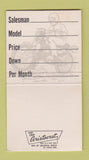 Matchbook Cover - Yamaha Motorcycles Snowmobiles Pontiac MI BOBTAIL 30 Strike
