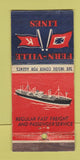Matchbook Cover - Fern Ville Lines Shipping Freight WEAR  21 Strike Feature