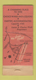 Matchbook Cover - Swiss Chalet Ramsey NJ WEAR 21 Strike Feature