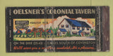 Matchbook Cover Oelsner's Colonial Tavern Covington KY? WORN  21 Strike Feature