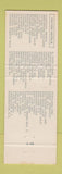Matchbook Cover - Hilton Hotel Castellana Madrid Spain