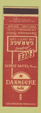 Matchbook Cover - Danmoore Hotel Portland OR
