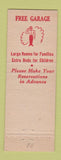 Matchbook Cover - Danmoore Hotel Portland OR