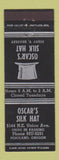 Matchbook Cover - Oscar's Silk Hart Portland OR