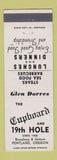 Matchbook Cover - Cupboard and 19th Hole Portland OR