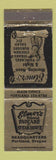 Matchbook Cover - Elmer's Colonial Pancake Steak House Portland OR