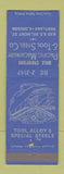 Matchbook Cover - Dale Crawford Pacific Machinery Tool Steel Portland OR