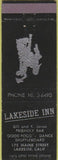 Matchbook Cover - Lakeside Inn CA cowboy