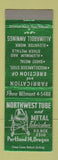 Matchbook Cover - Northwest Tube and Metal Fabricating Portland OR