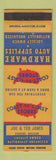 Matchbook Cover - Coast to Coast Hardware Joe & Ted Jones Eugene OR