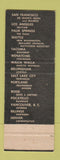 Matchbook Cover - Hotel Multnomah Portland OR