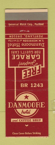 Matchbook Cover - Danmoore Hotel Portland OR