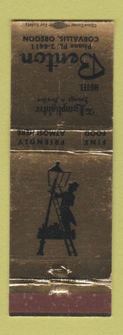Matchbook Cover - Hotel Benton Lamplighter Corvallis OR