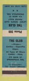 Matchbook Cover - The Club Springfield OR