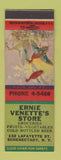 Matchbook Cover - Ernie Venette's Grocery Schenectady NY