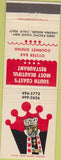 Matchbook Cover - Crown House Oysters Laguna Niguel CA