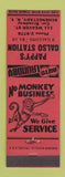 Matchbook Cover - Pappy's Calso oil gas Schenectady NY  RED