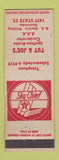 Matchbook Cover - Texaco oil gas Tut & Joe's Sky Chief Schenectady NY