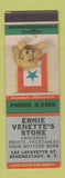 Matchbook Cover - Ernie Venette's Grocery Schenectady NY