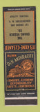 Matchbook Cover - D&H Coal Anthracite Crane Veeder Schenectady NY