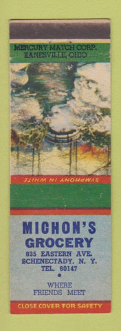 Matchbook Cover - Michon's Grocery Schenectady NY