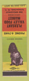 Matchbook Cover - Pleasant Valley Grocery Cocker Spaniel  Schenectady NY