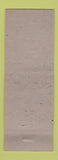Matchbook Cover - Central Hotel Cherry Valley NY WHITE