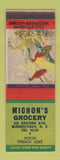 Matchbook Cover - Michon's Grocery Schenectady NY